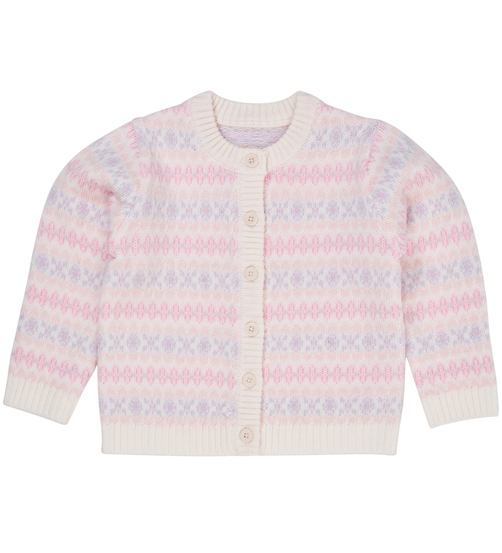Copenhagen Colors Cardigan - Wool - Knitted - Lavender Combi