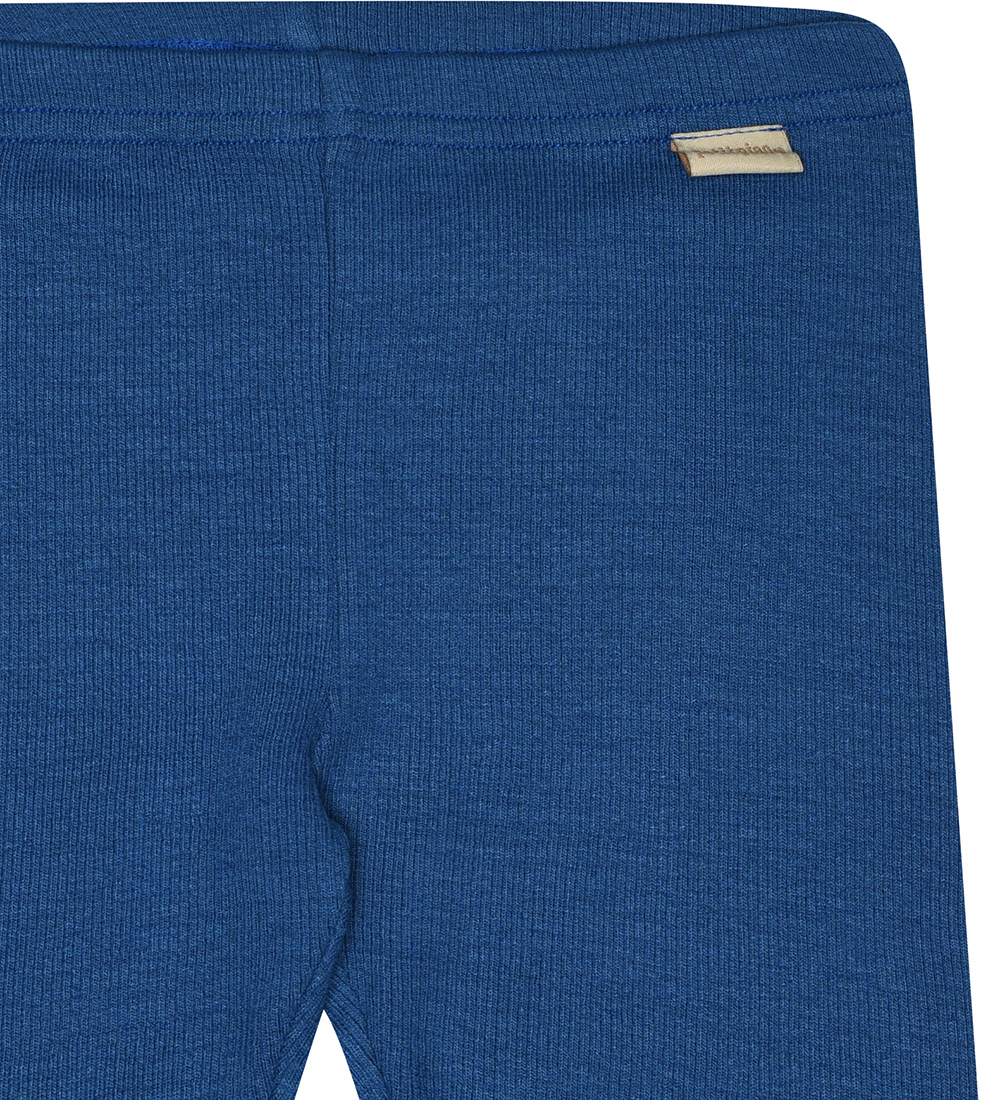 Petit Piao Leggings - Rib - Modaal - Deep Kobalt