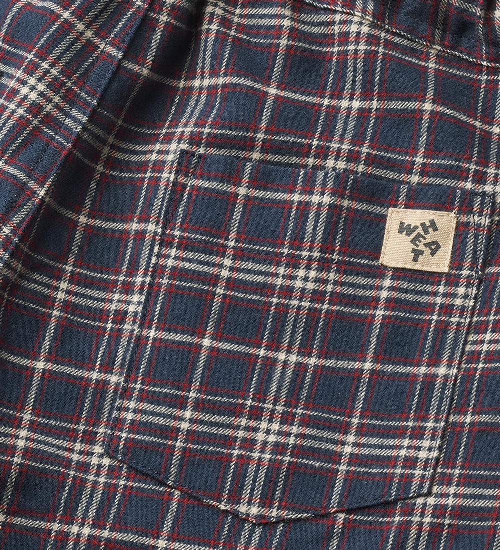 Wheat Trousers - Rufus - Navy Check