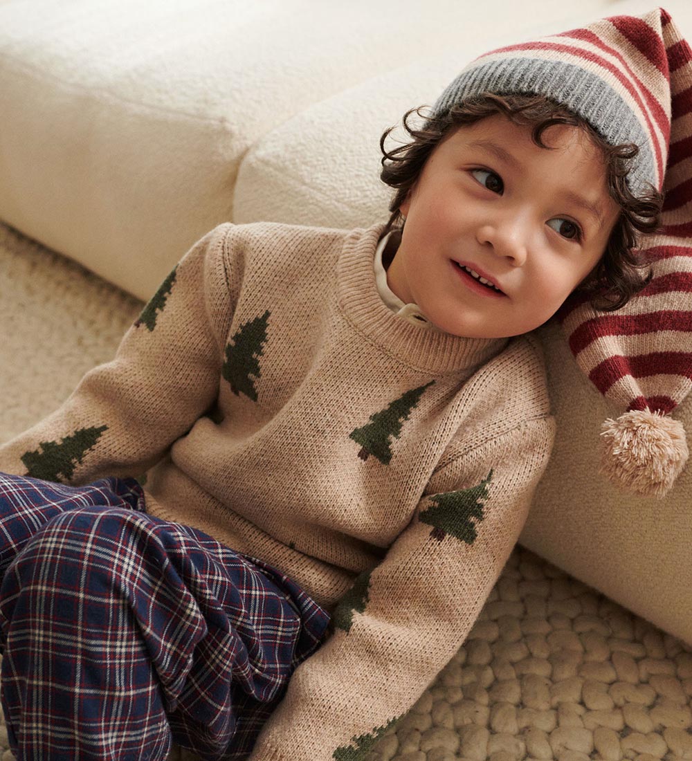 Wheat Trousers - Rufus - Navy Check