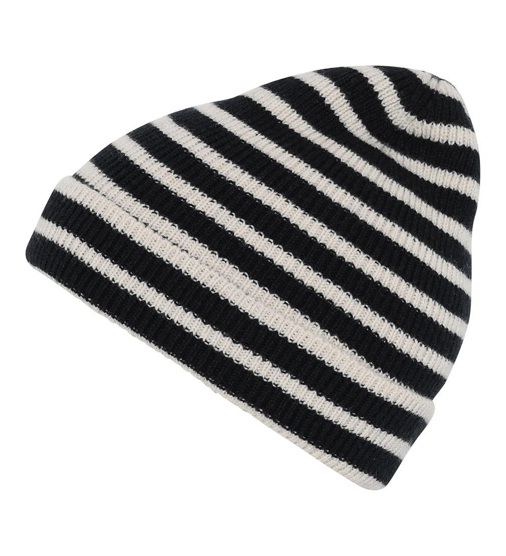MP Beanie - Knitted - Wool - Dark Denim Melange