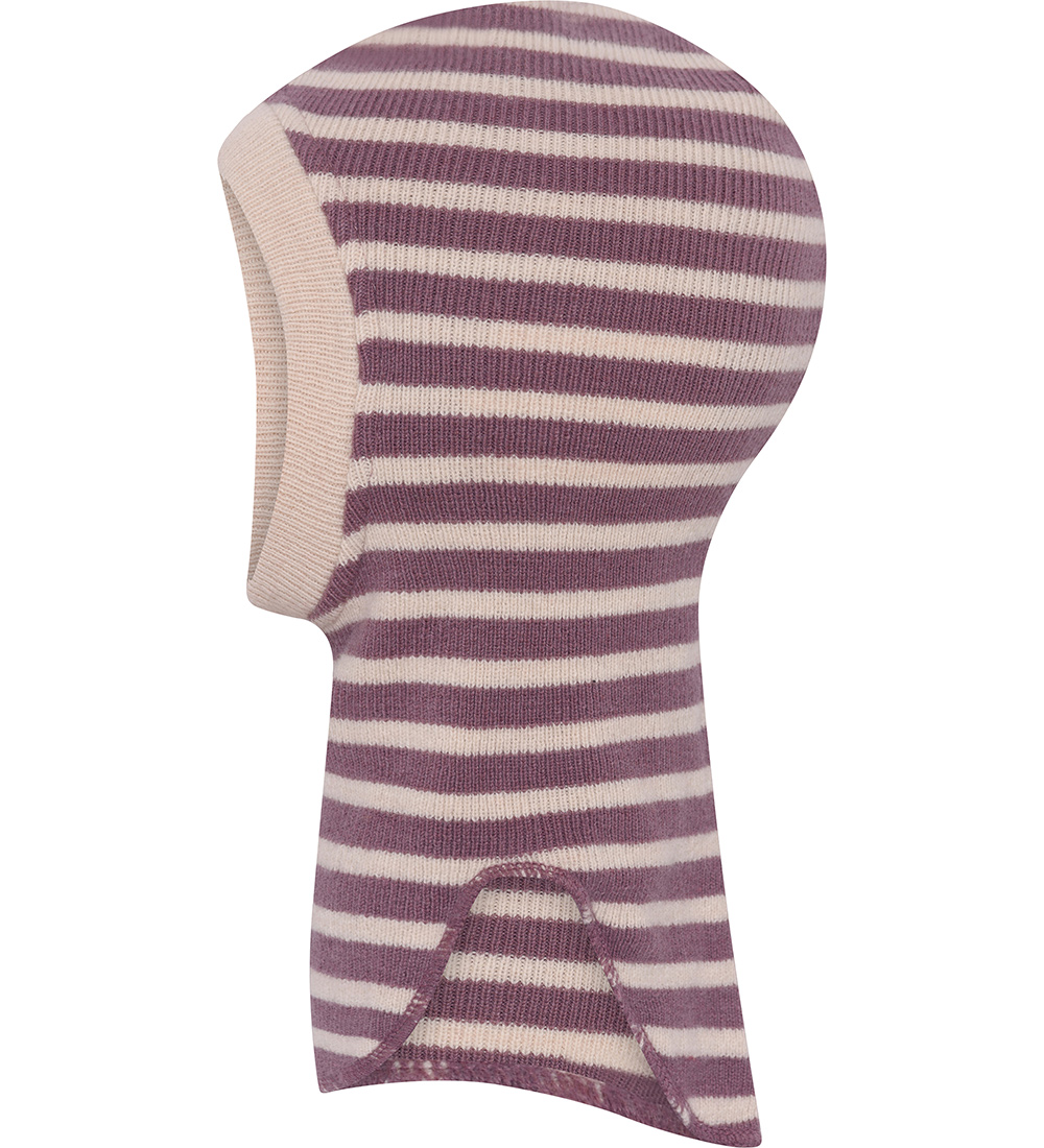 MP Balaclava - 2-layer - Knitted - Wool - Bergen - Grape Shake