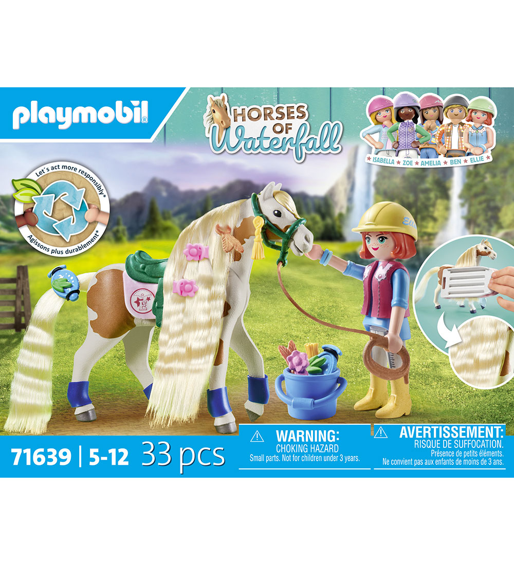 Playmobil Pferde des Wasserfalls - Ellie m. Pferd - 71639 - 33 T