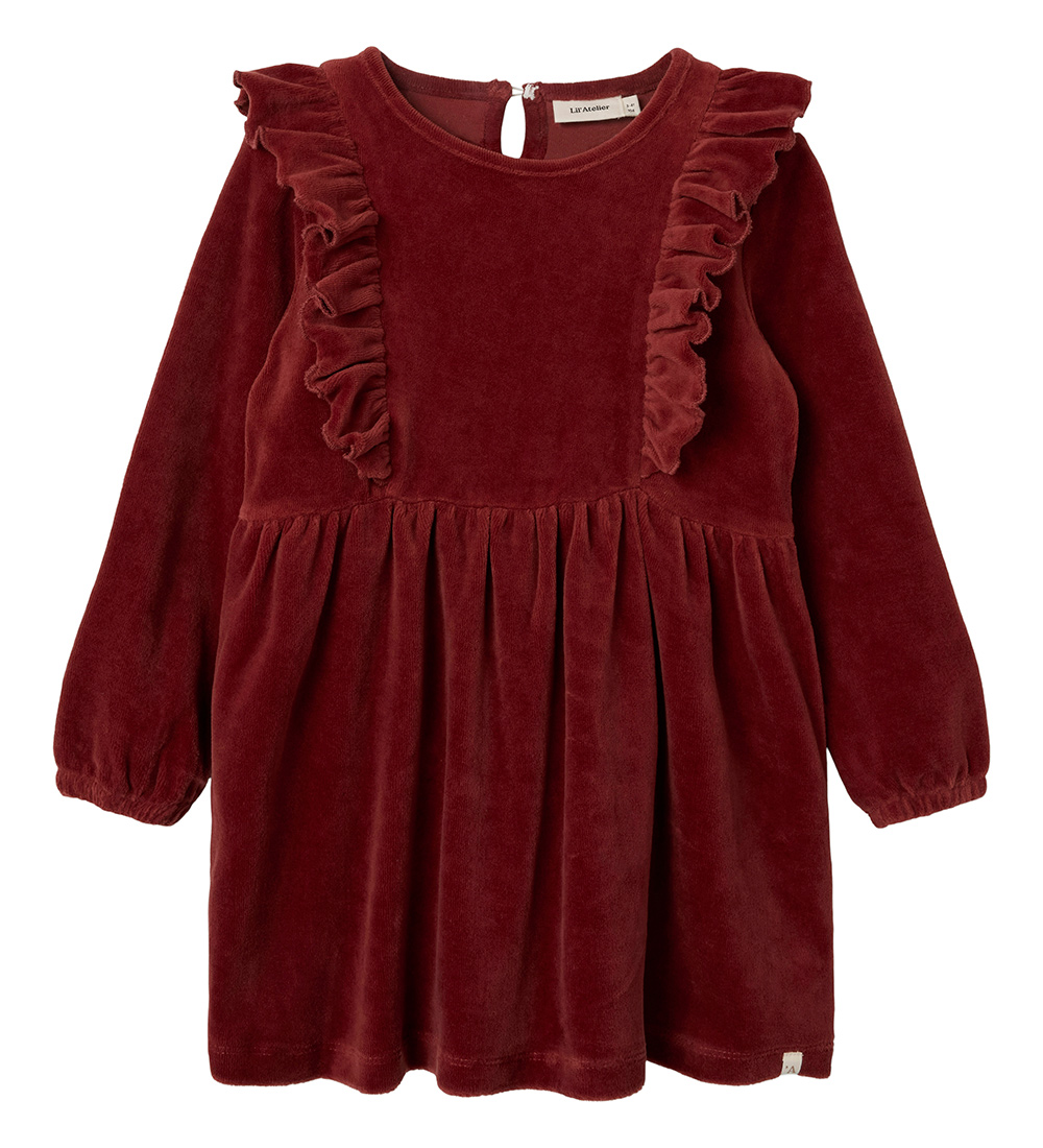 Lil' Atelier Dress - NmfSaga - Spiced Apple