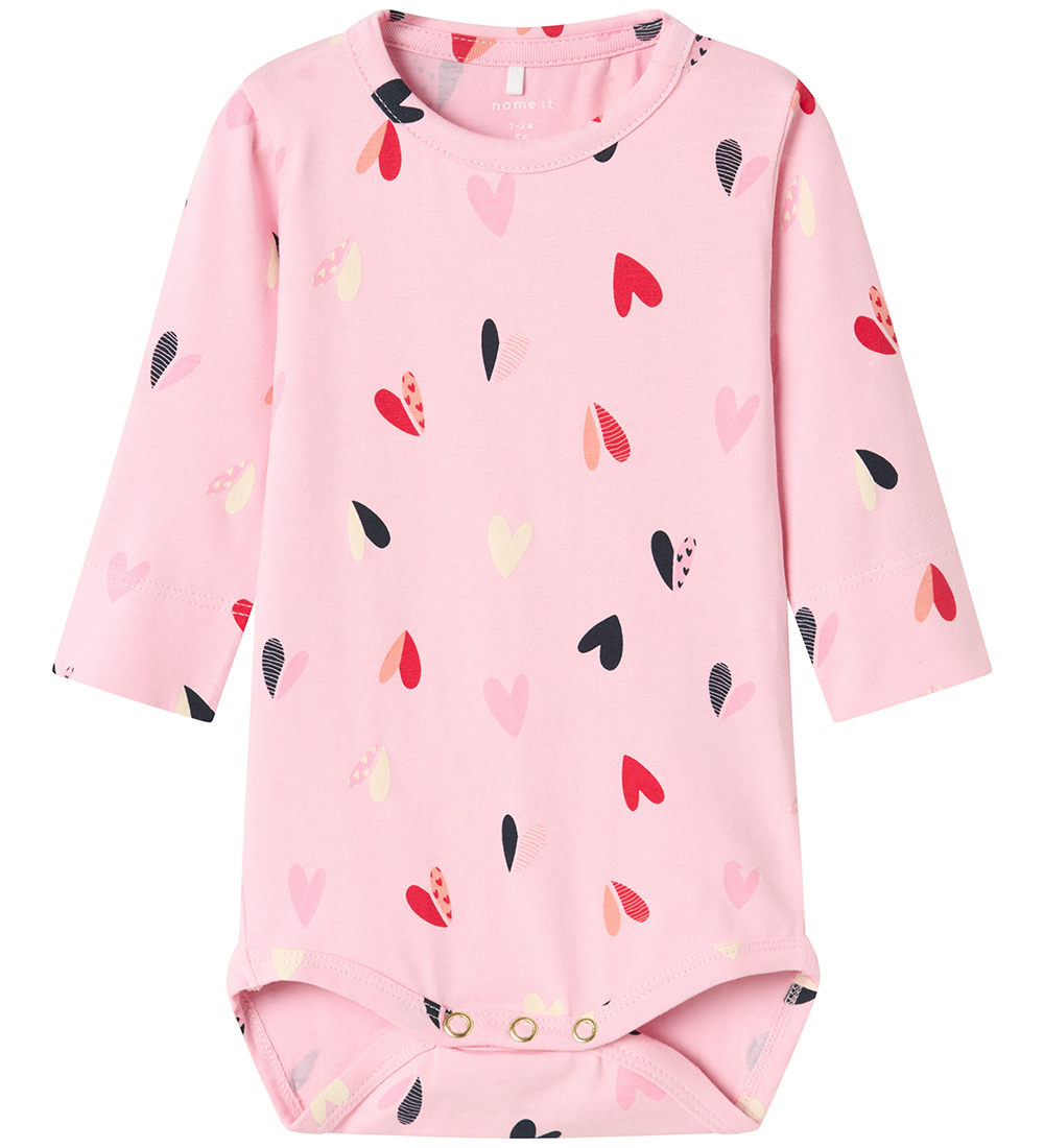 Name It Bodysuit L/æ - NbfOlivie - Roseate Spoonbill