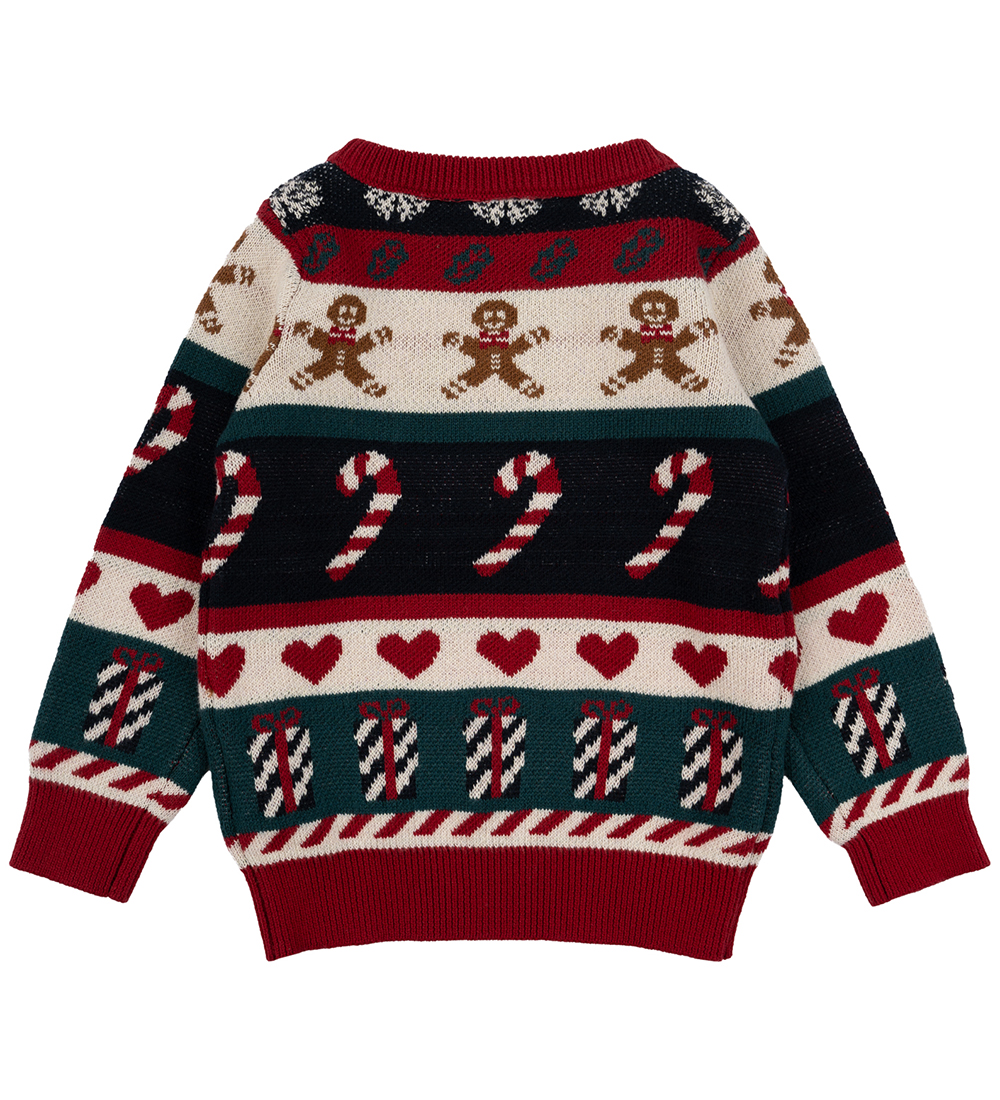The New Siblings Blouse - Knitted - TnsHoliday Jacquard - Multi