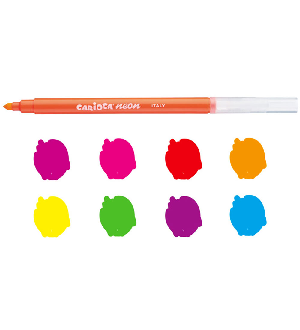 Carioca Markers - 8 pcs - Neon