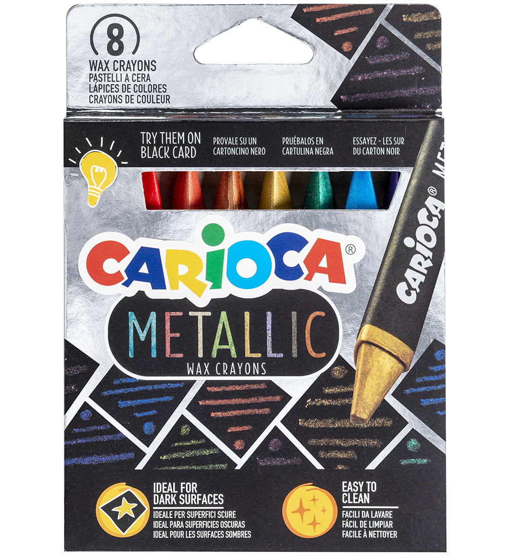 Carioca Waskleuren - 8 stk - Metallic