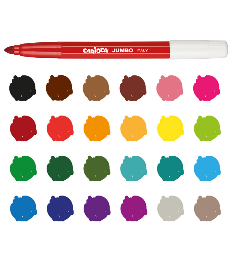 Carioca Markers - 24 pcs - Multicolour
