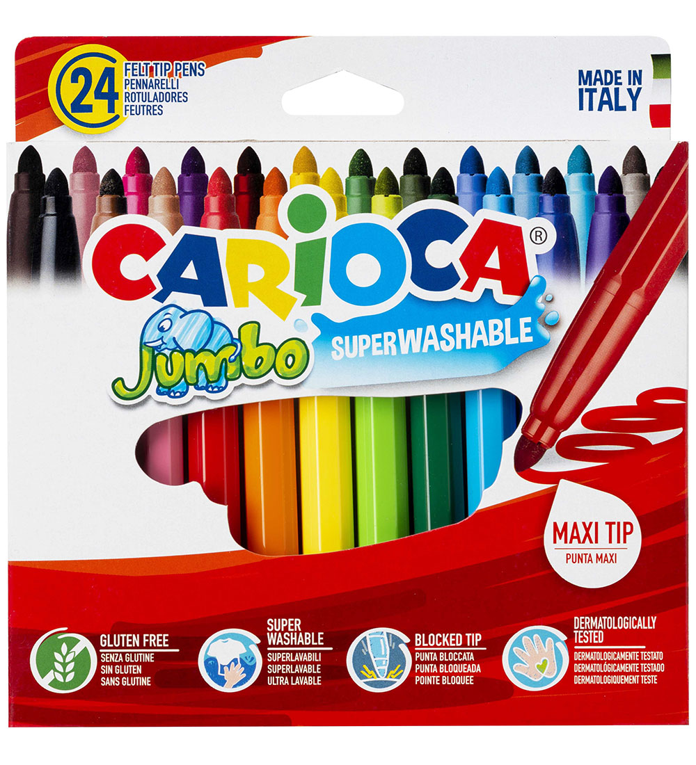 Carioca Markers - 24 pcs - Multicolour