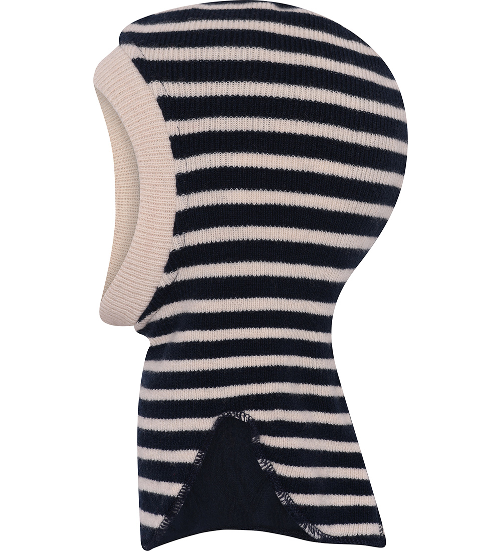 MP Balaclava - 2-layer - Knitted - Wool - Bergen - Dark Denim Me