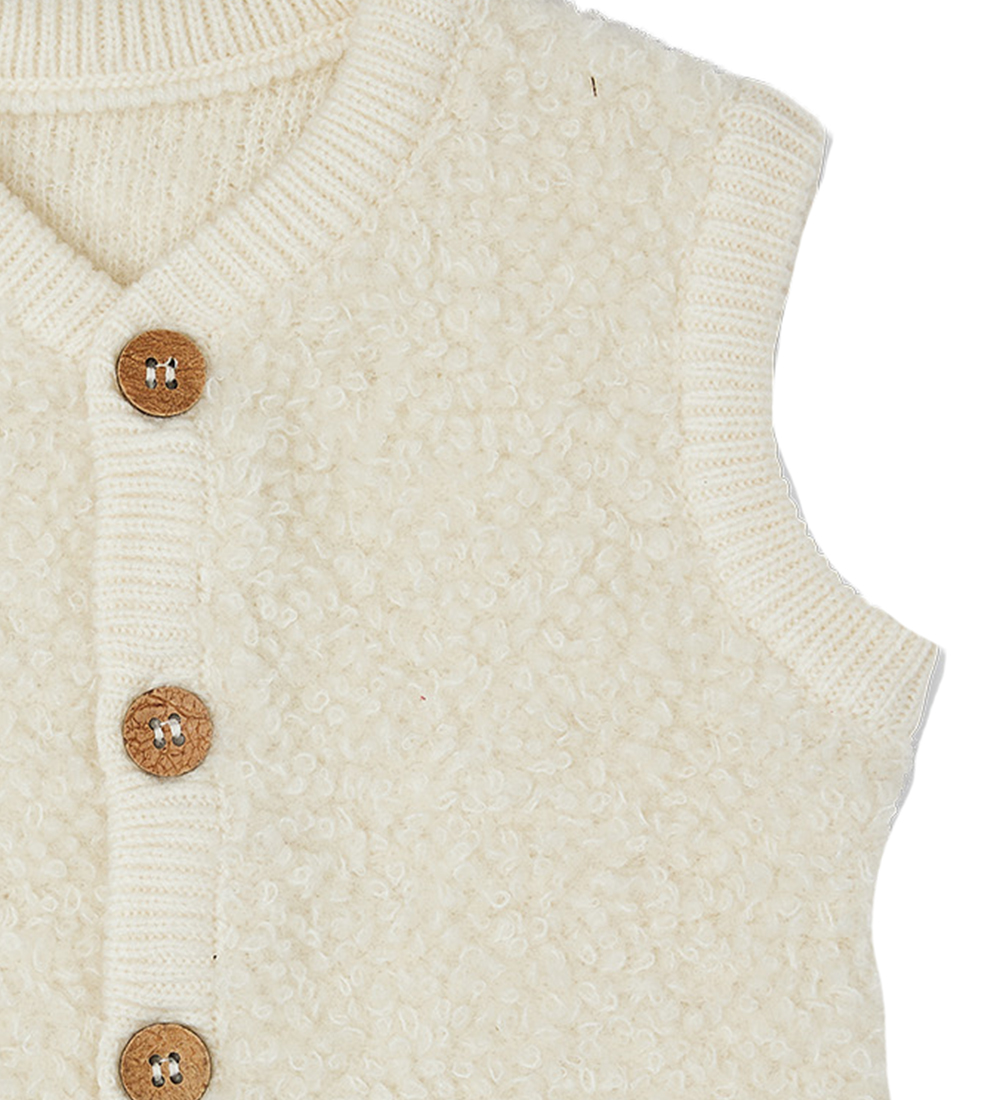 Smallstuff Waistcoat - Wool - Off White