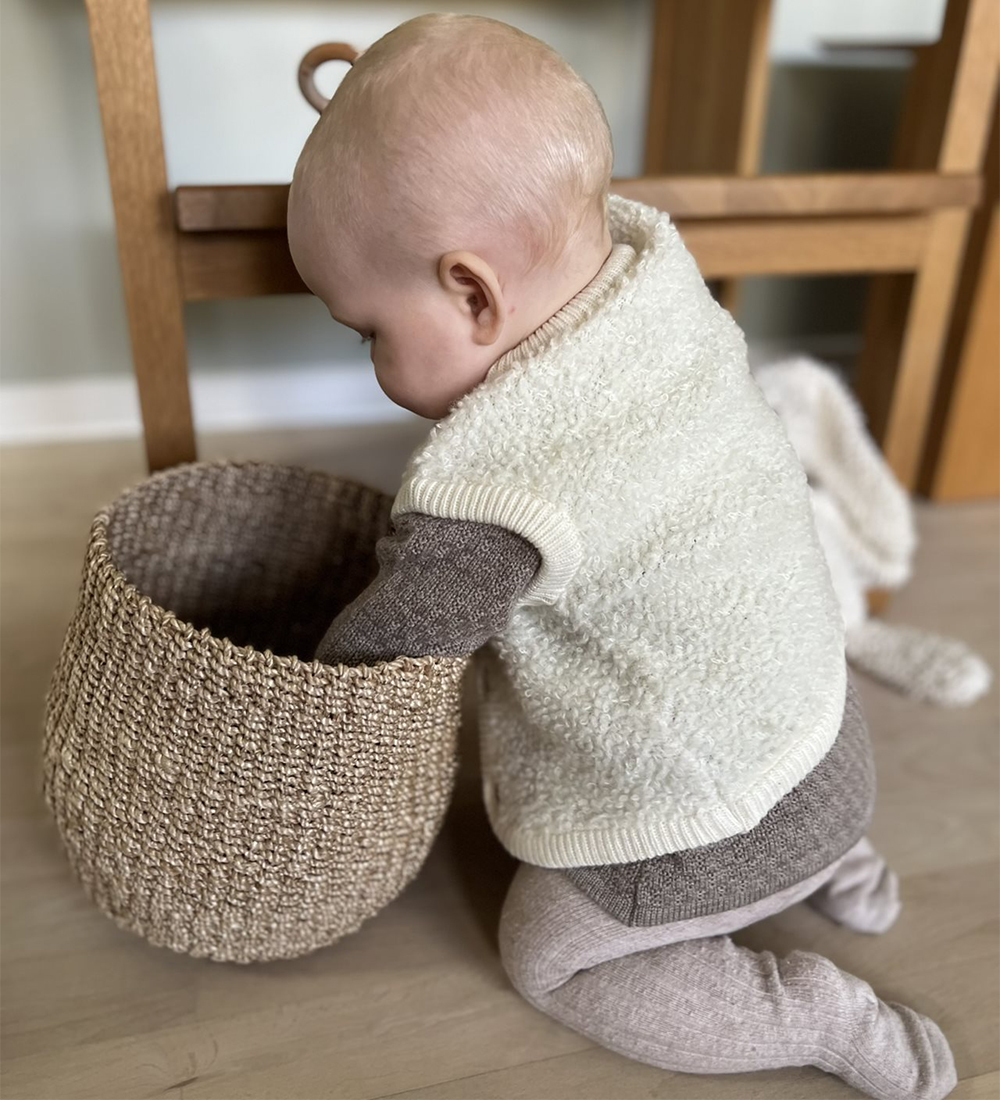 Smallstuff Waistcoat - Wool - Off White