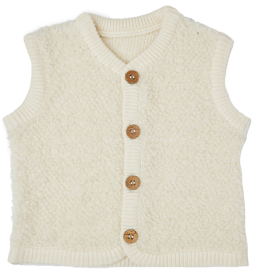 Smallstuff Waistcoat - Wool - Off White