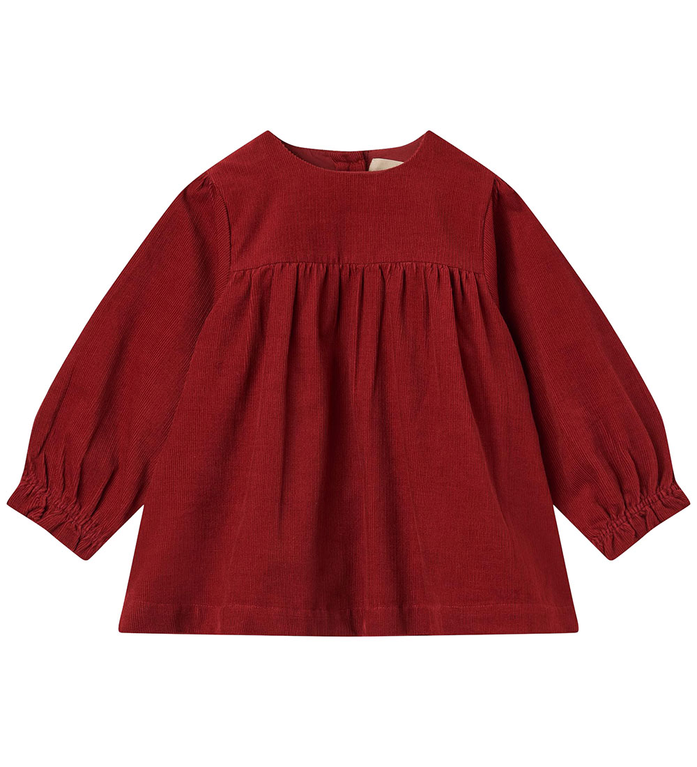 Wheat Kleid - Cord - Elvira - Cherry Red