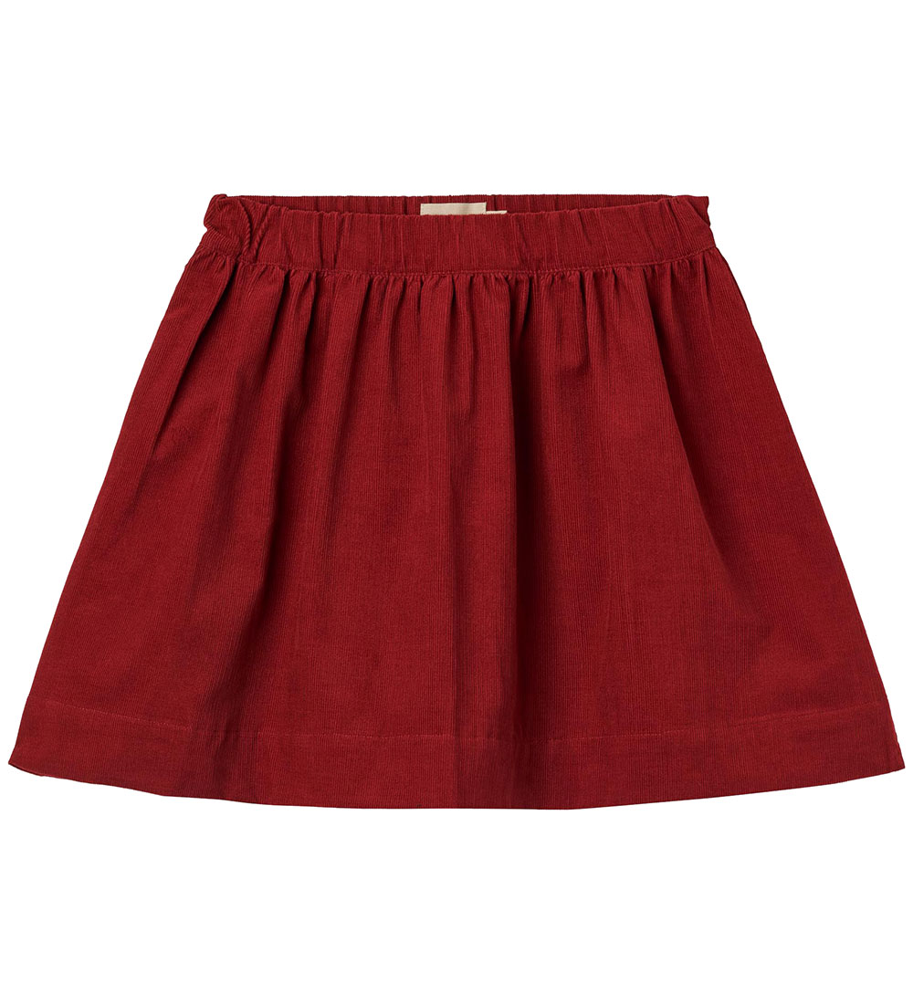 Wheat Skirt - Corduroy - Sissi - Cherry Red