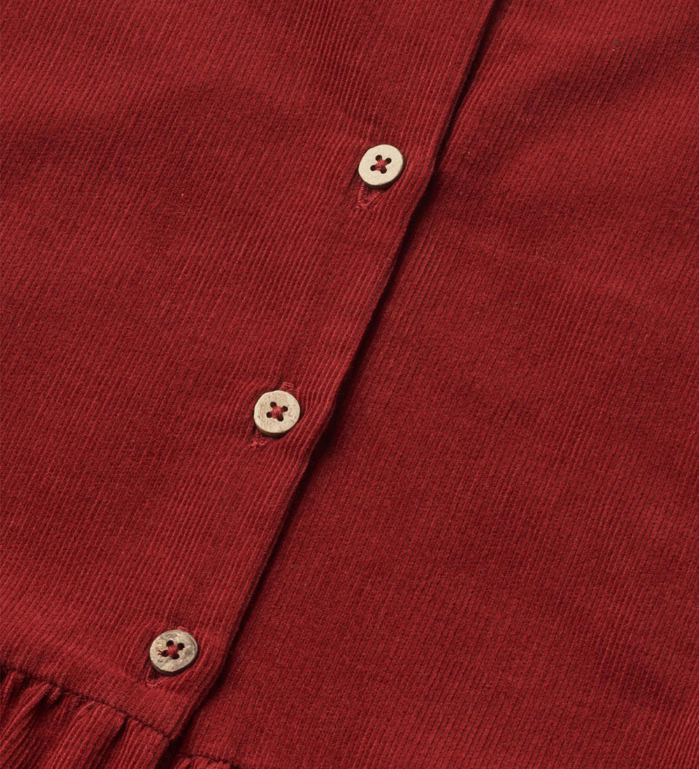 Wheat Kleid - Cord - Thelma - Cherry Red