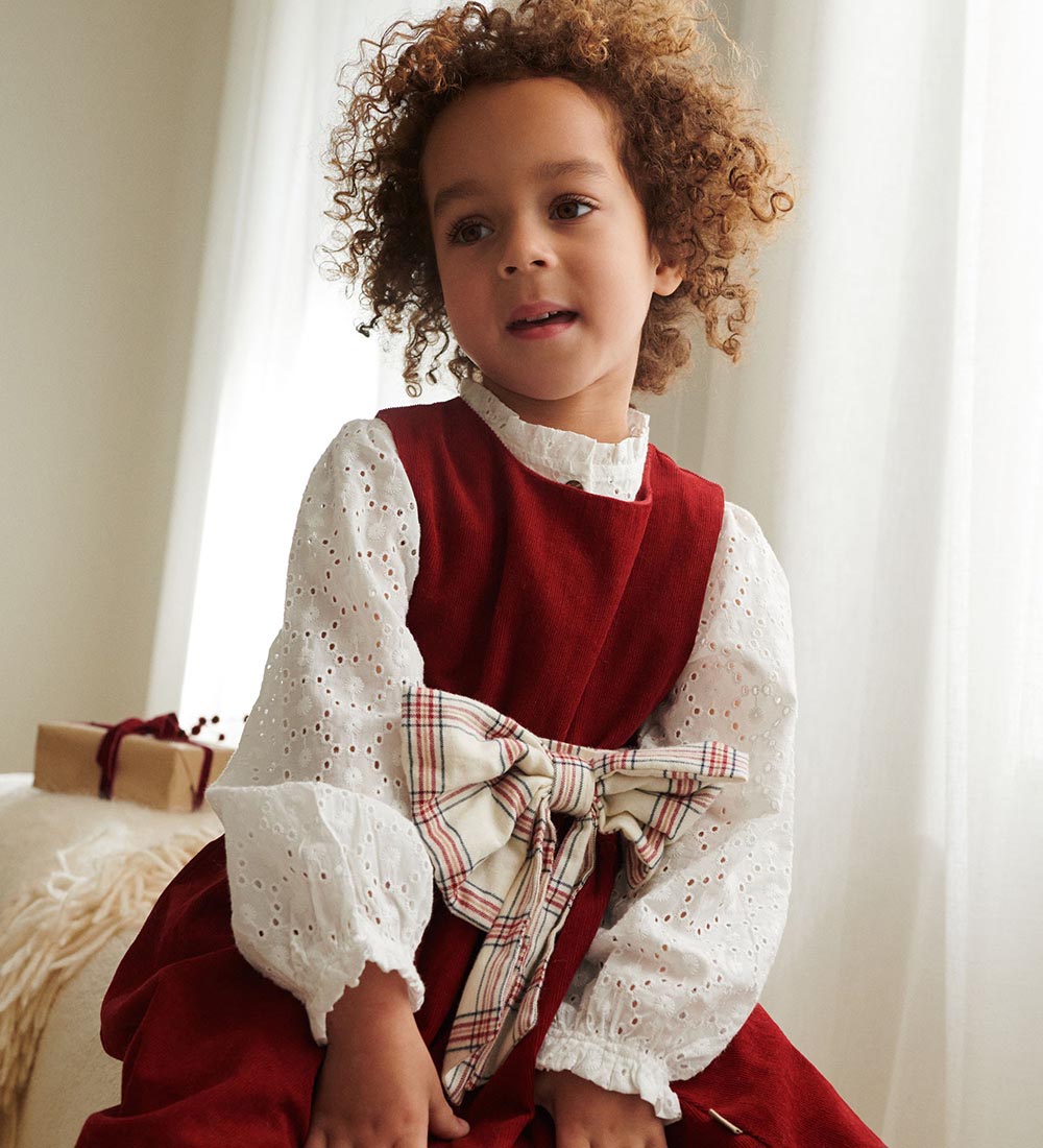 Wheat Kleid - Cord - Thelma - Cherry Red