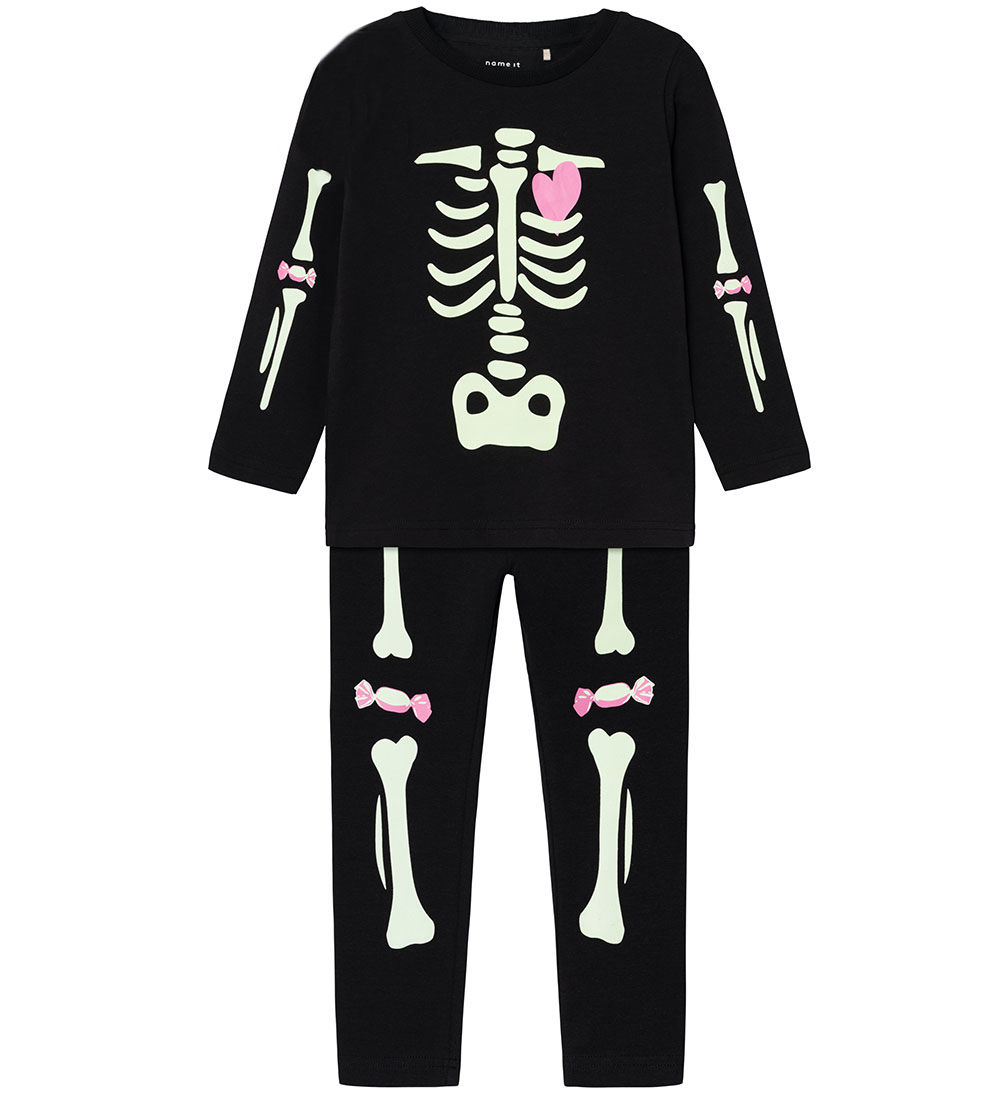 Name It Sett - NmnOween - Black/Rosa