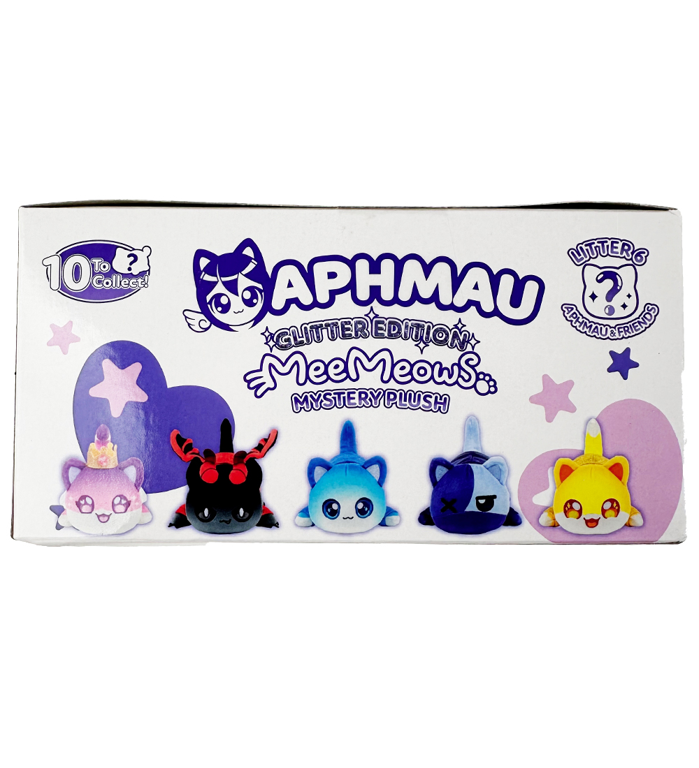 Aphmau Mystery Meemeow Soft Toy - 15 cm - Glitter Edition - Asso