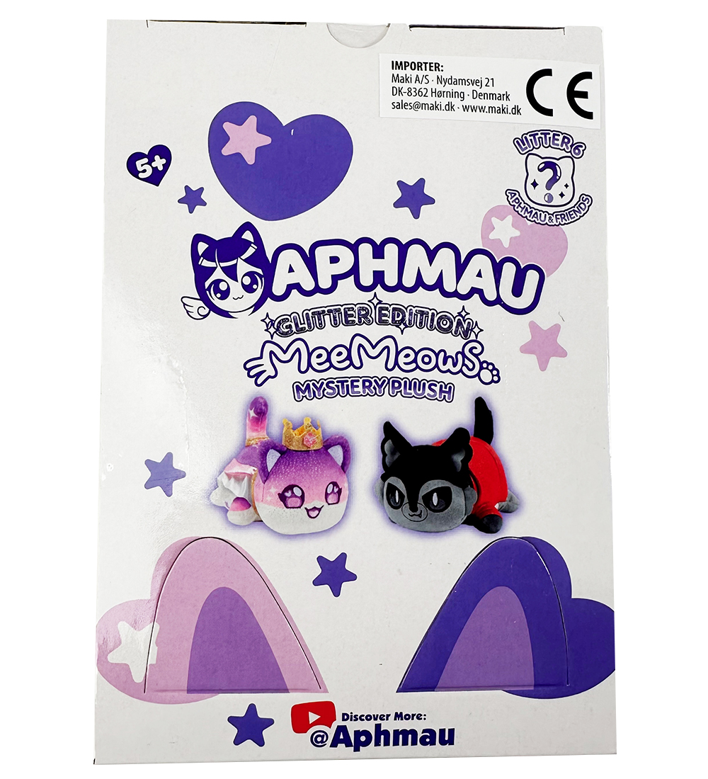 Aphmau Mystery Meemeow Soft Toy - 15 cm - Glitter Edition - Asso