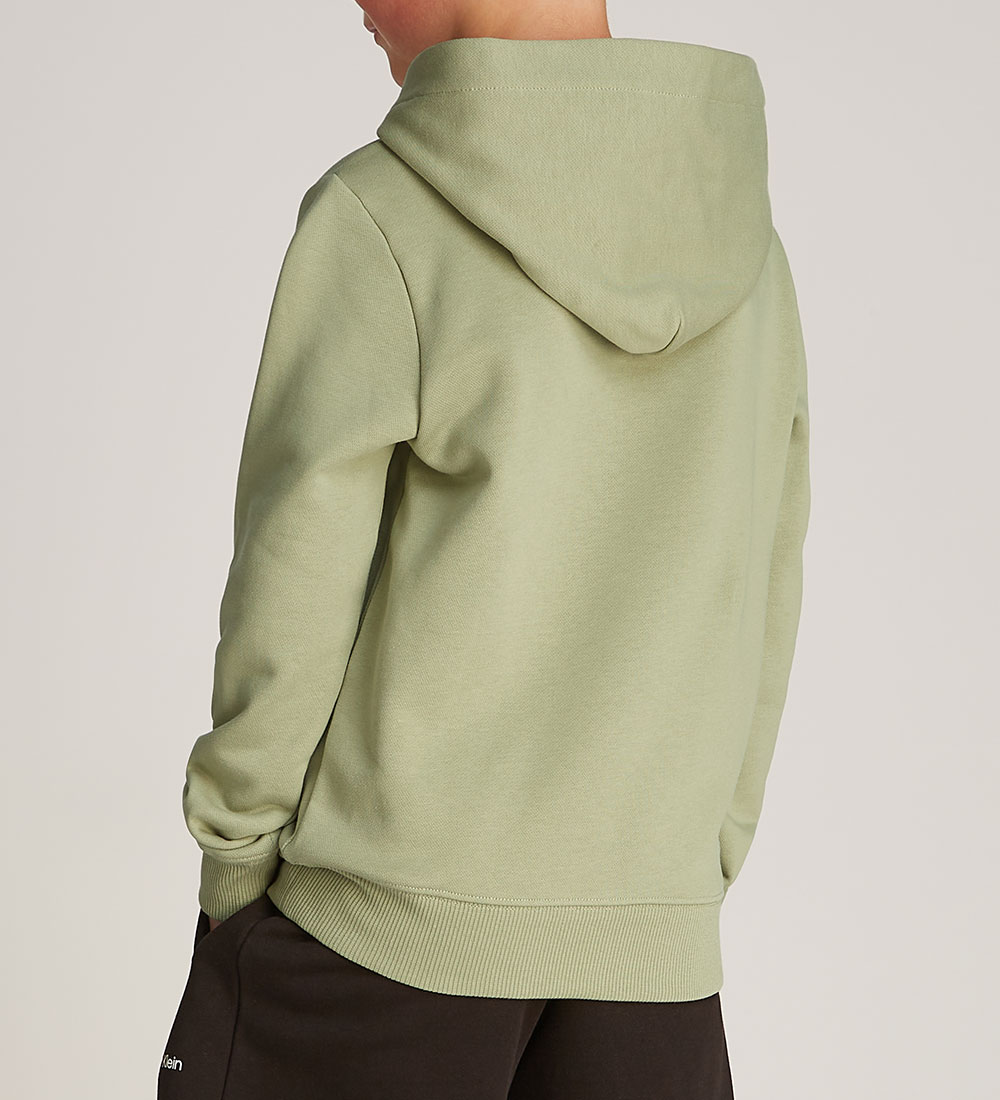 Calvin Klein Hoodie - Logo Reg. Terry - Misty Vale