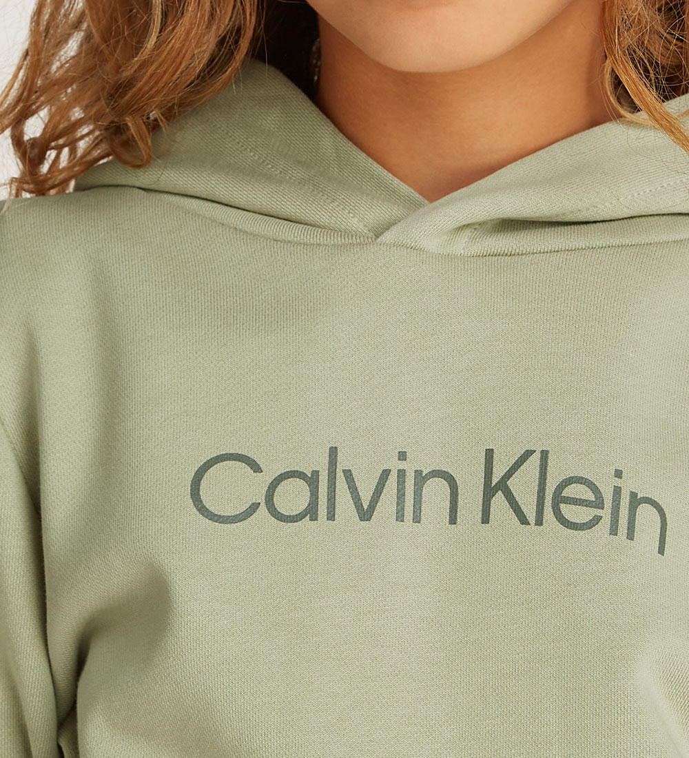Calvin Klein Hoodie - Logo Reg. Terry - Misty Vale