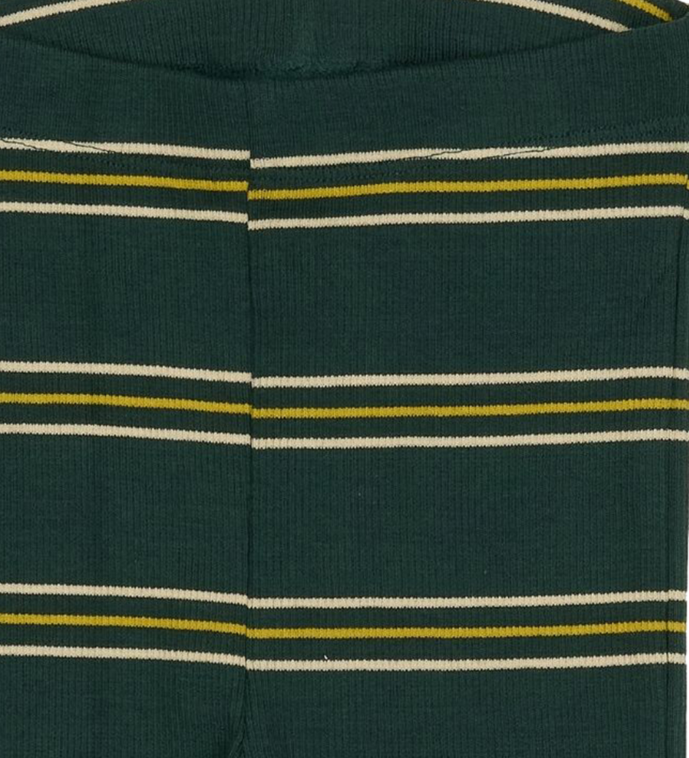VACVAC Leggings - Rib - Carly - Golden Forest Stripes