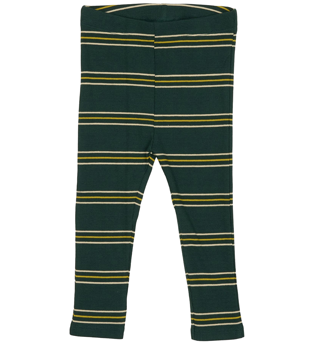 VACVAC Leggings - Rib - Carly - Golden Forest Stripes
