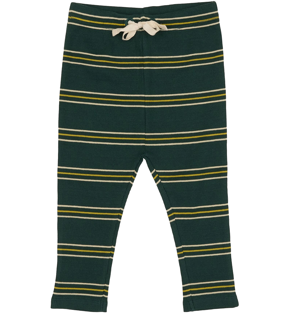 VACVAC Trousers - Rib - Carly - Golden Forest Stripes
