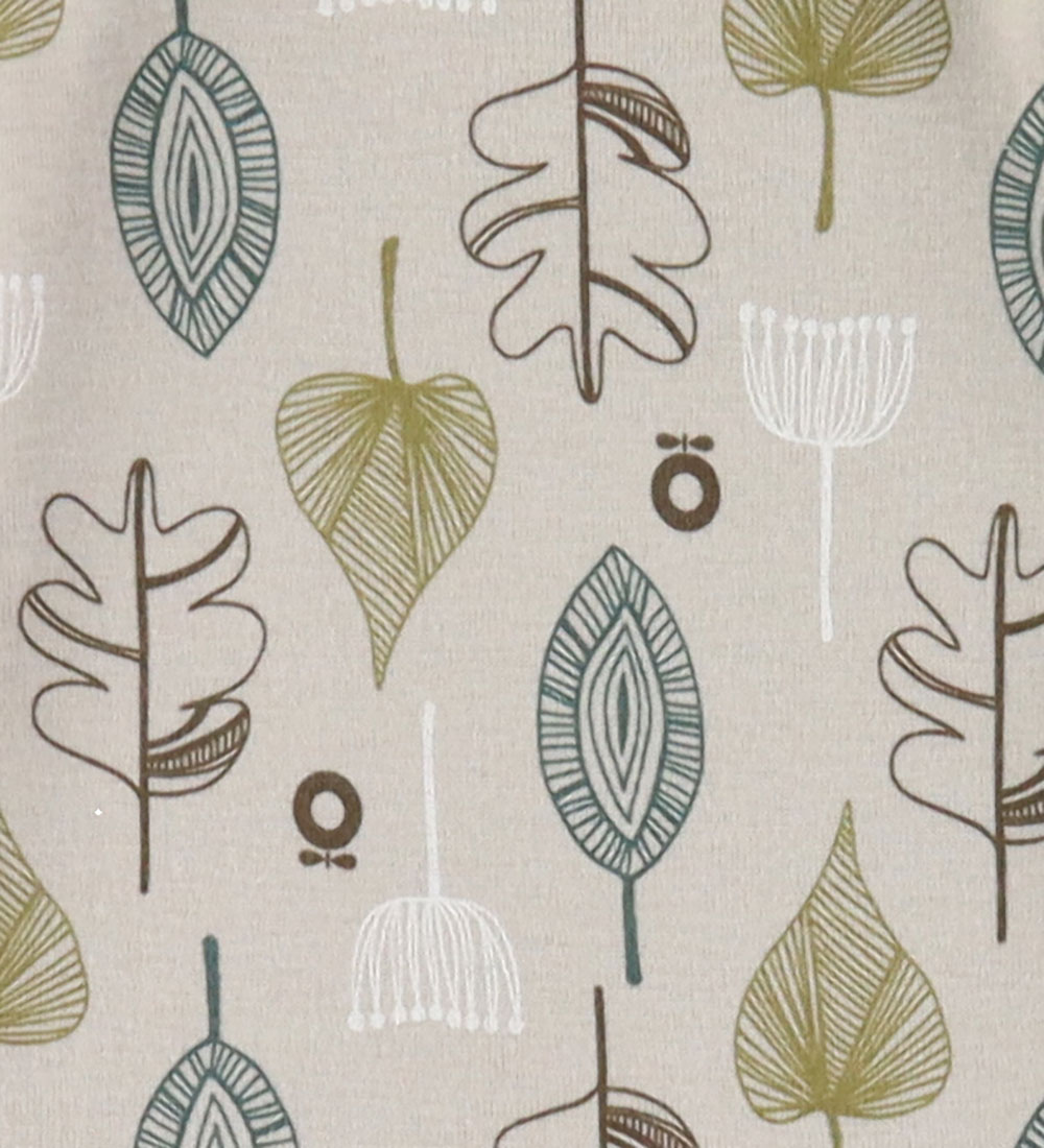 Katvig Jumpsuit - Beige w. Leaves