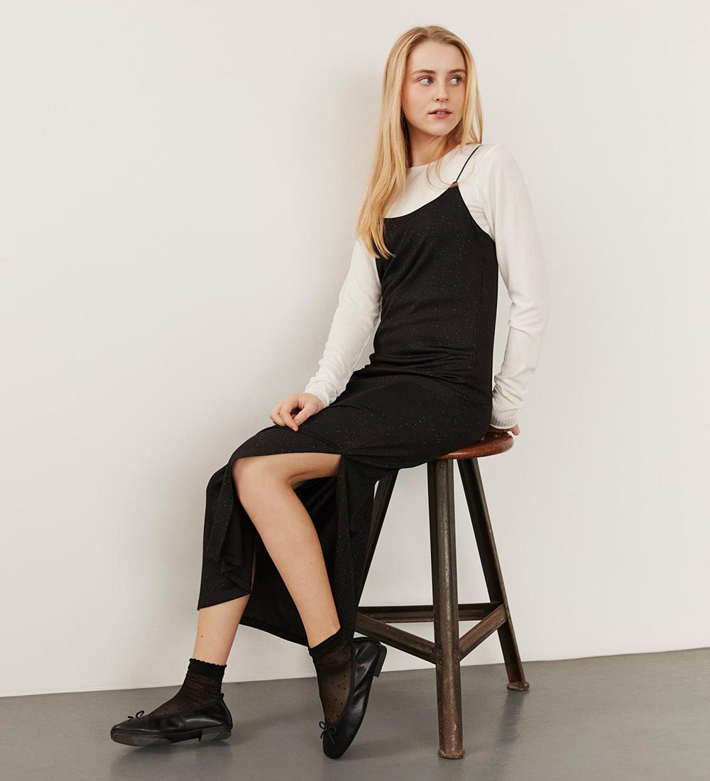 Sofie Schnoor Kleid - Schwarz m. Glitter