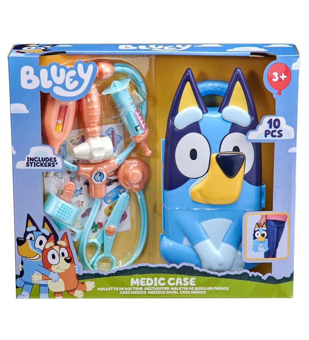 Bluey Læknataska M. Aukabúnaður - 10 Partar