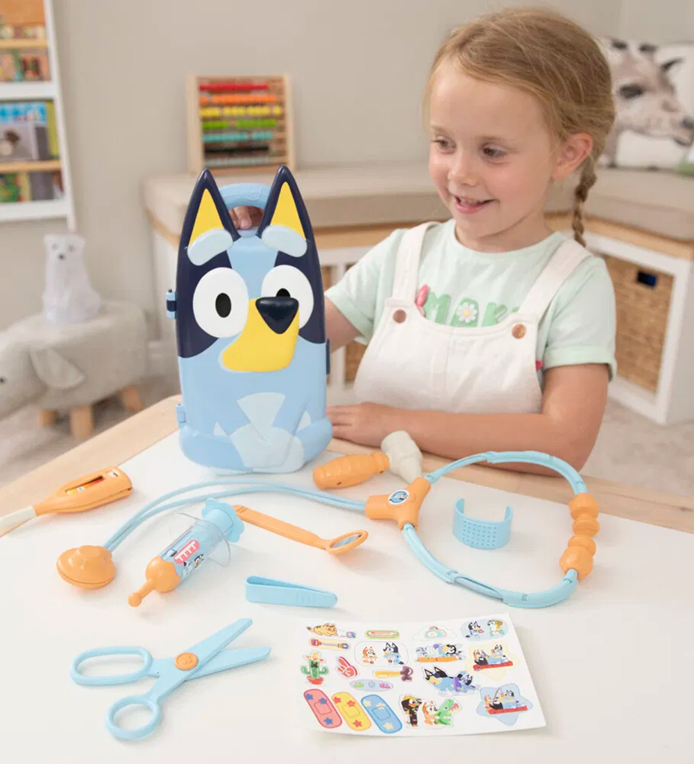 Bluey Læknataska M. Aukabúnaður - 10 Partar