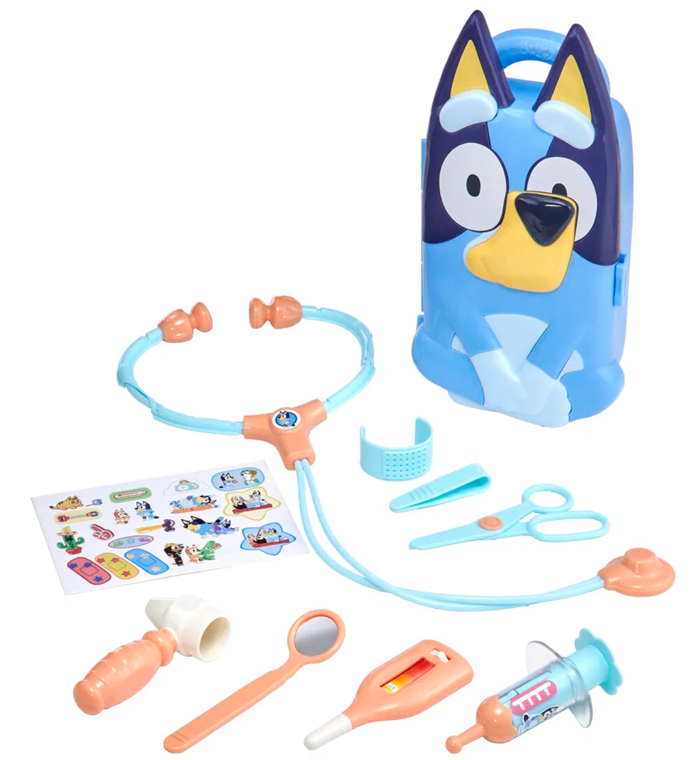 Bluey Læknataska M. Aukabúnaður - 10 Partar