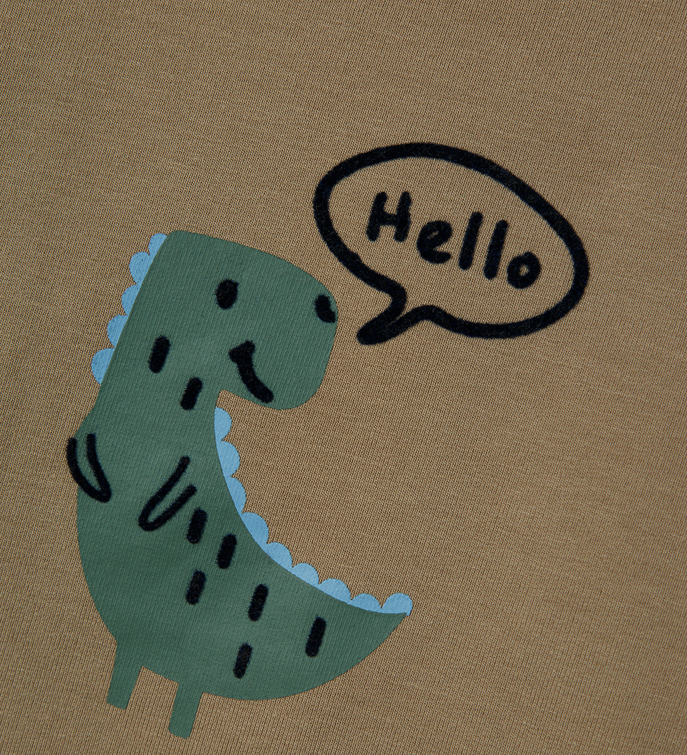 Name It Sweatshirt - NbmVonne - Weathered Teak/Dinosaur