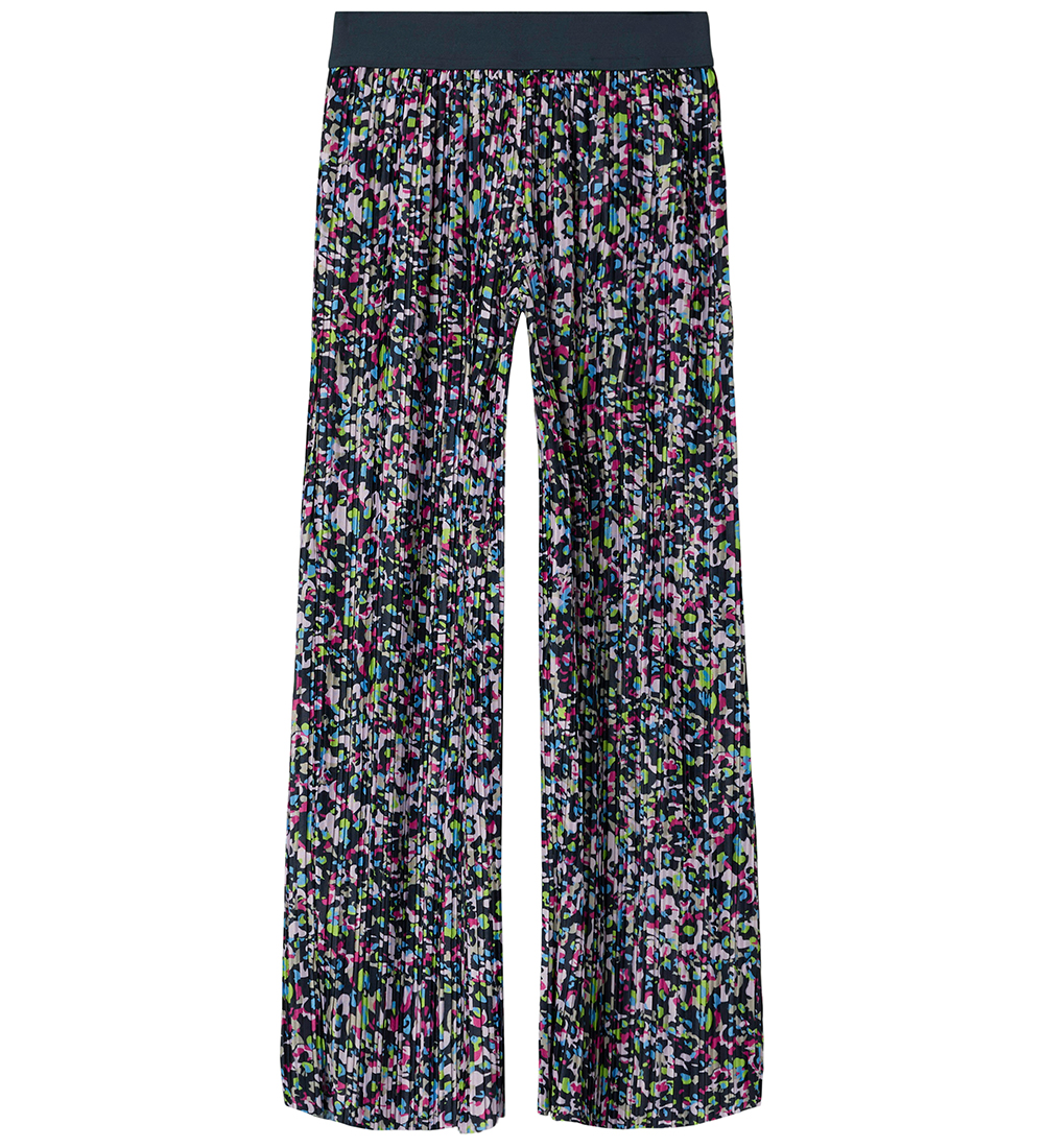 Name It Trousers - Wide - NkfNipleat - Raspberry Rose