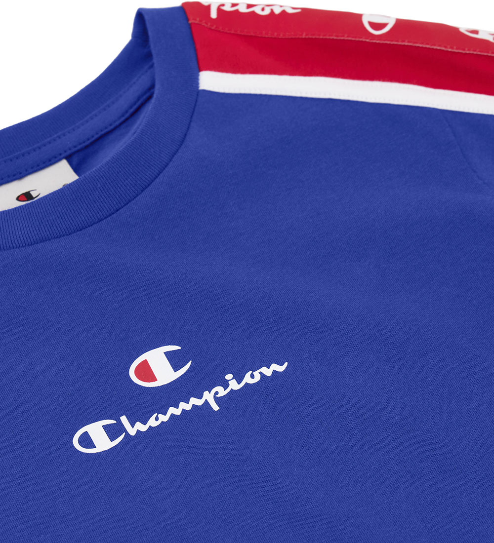 Champion T-Skjorte - Crewneck - Surf nettet
