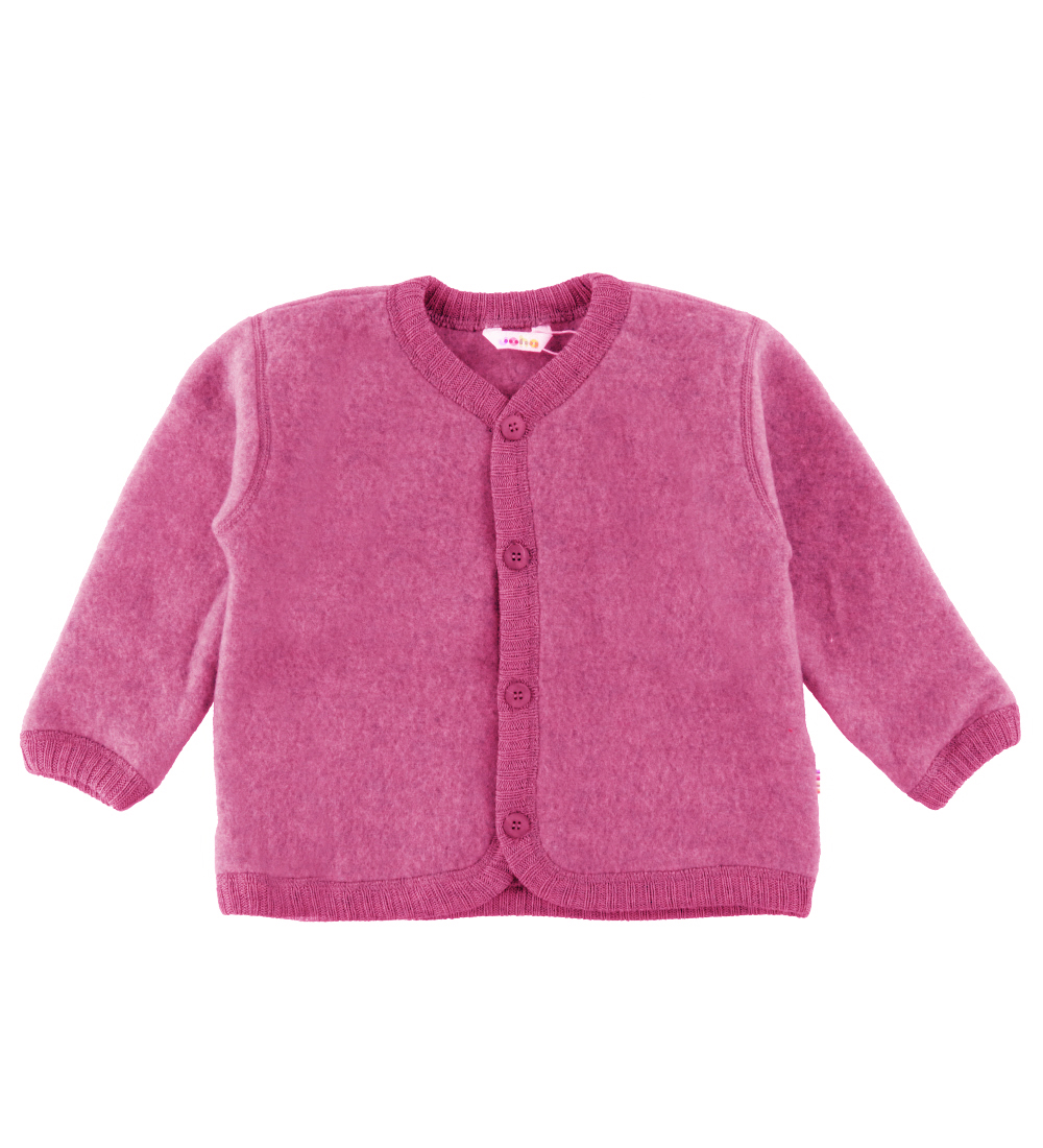 Joha Cardigan - Wool - Raspberry
