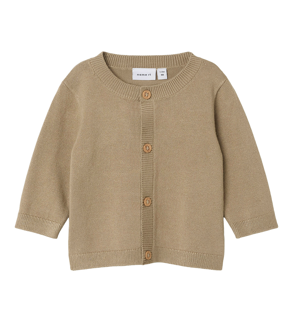 Name It Cardigan - Knitted - NbmRasomme - Weathered Teak