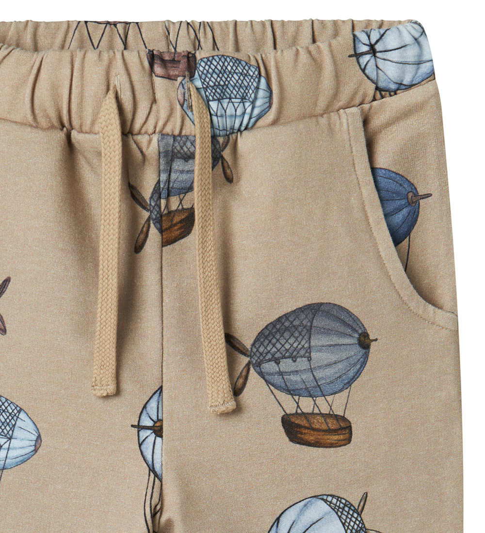 Name It Sweatpants - NmmRain - Weathered Teak