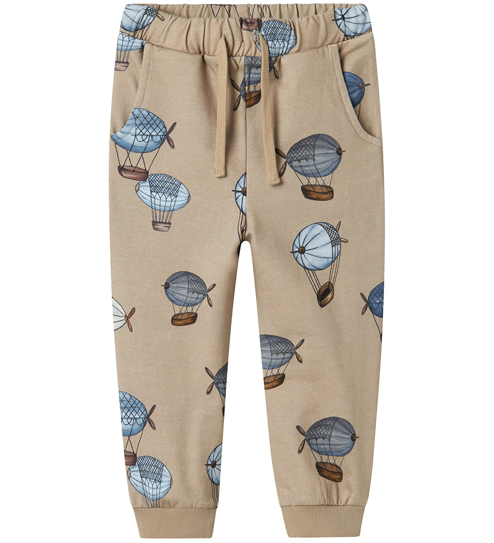 Name It Sweatpants - NmmRain - Weathered Teak