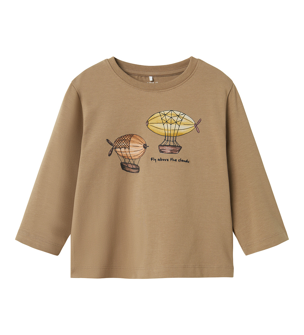 Name It Blouse - NmmRobert - Weathered Teak