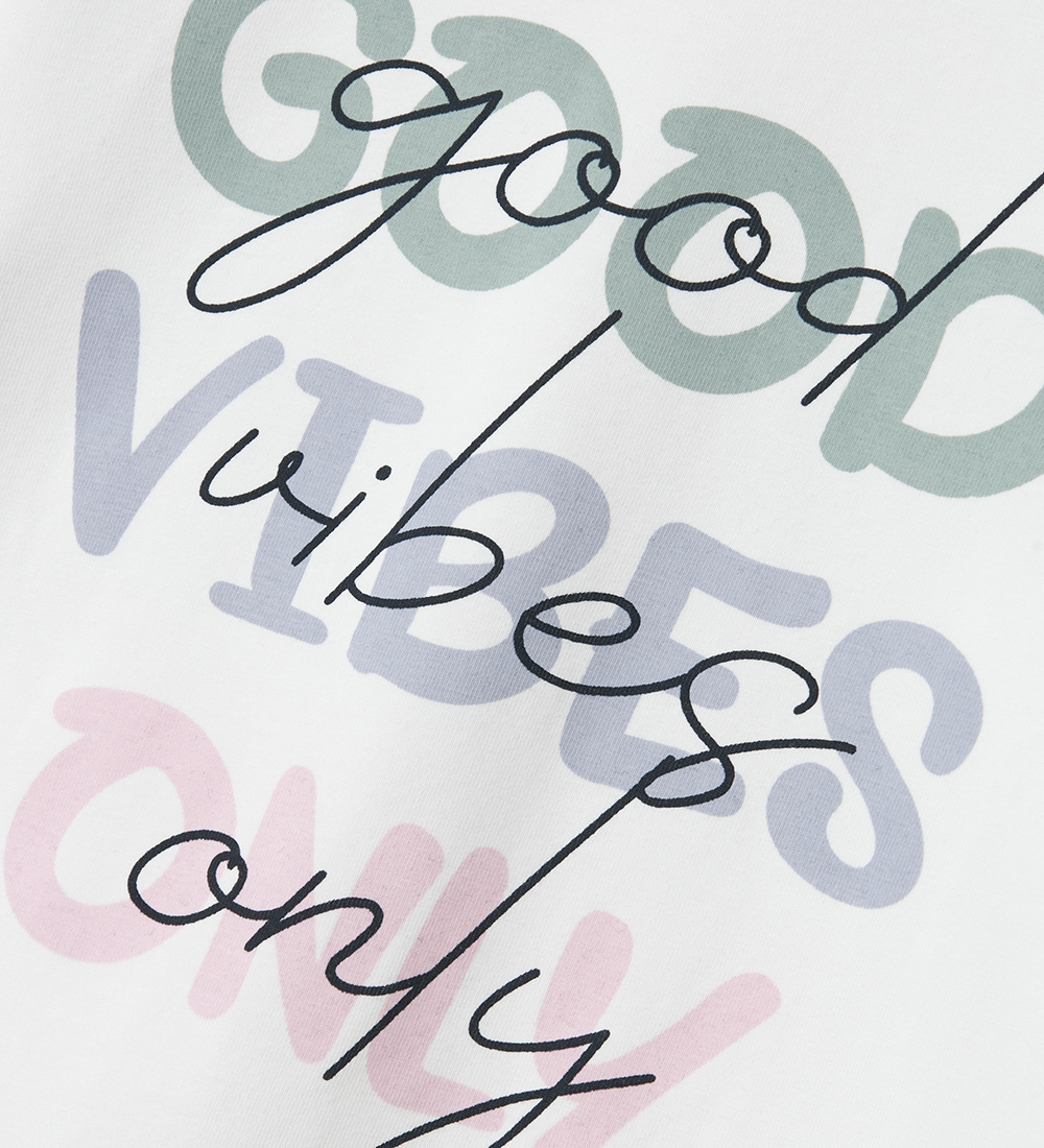 Name It Blouse - NkfVix - Bright White/Good Vibes Wed