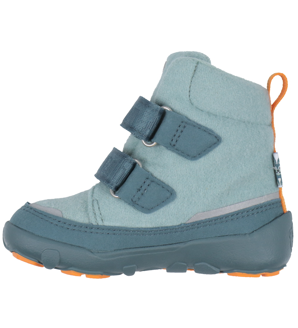 Affenzahn Winter Boots - Tex - Wool Comfy Bunny - Petrol/Bunny