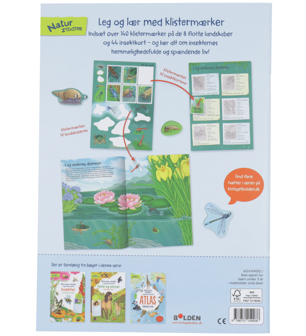 Forlaget Bolden Activity Book w. Stickers - The World of Nature