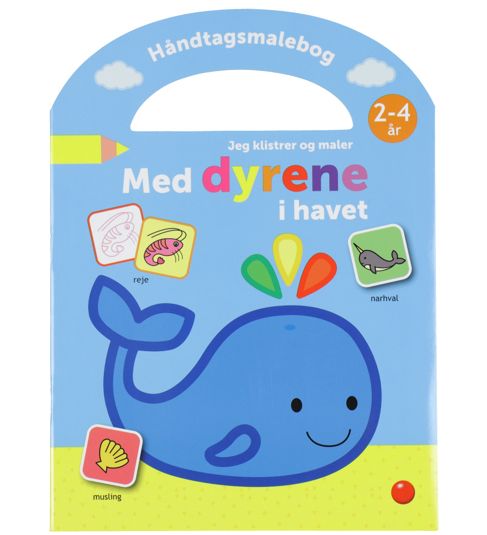 Forlaget Bolden Handvat Kleurboek m. Stickers - Met de dieren in