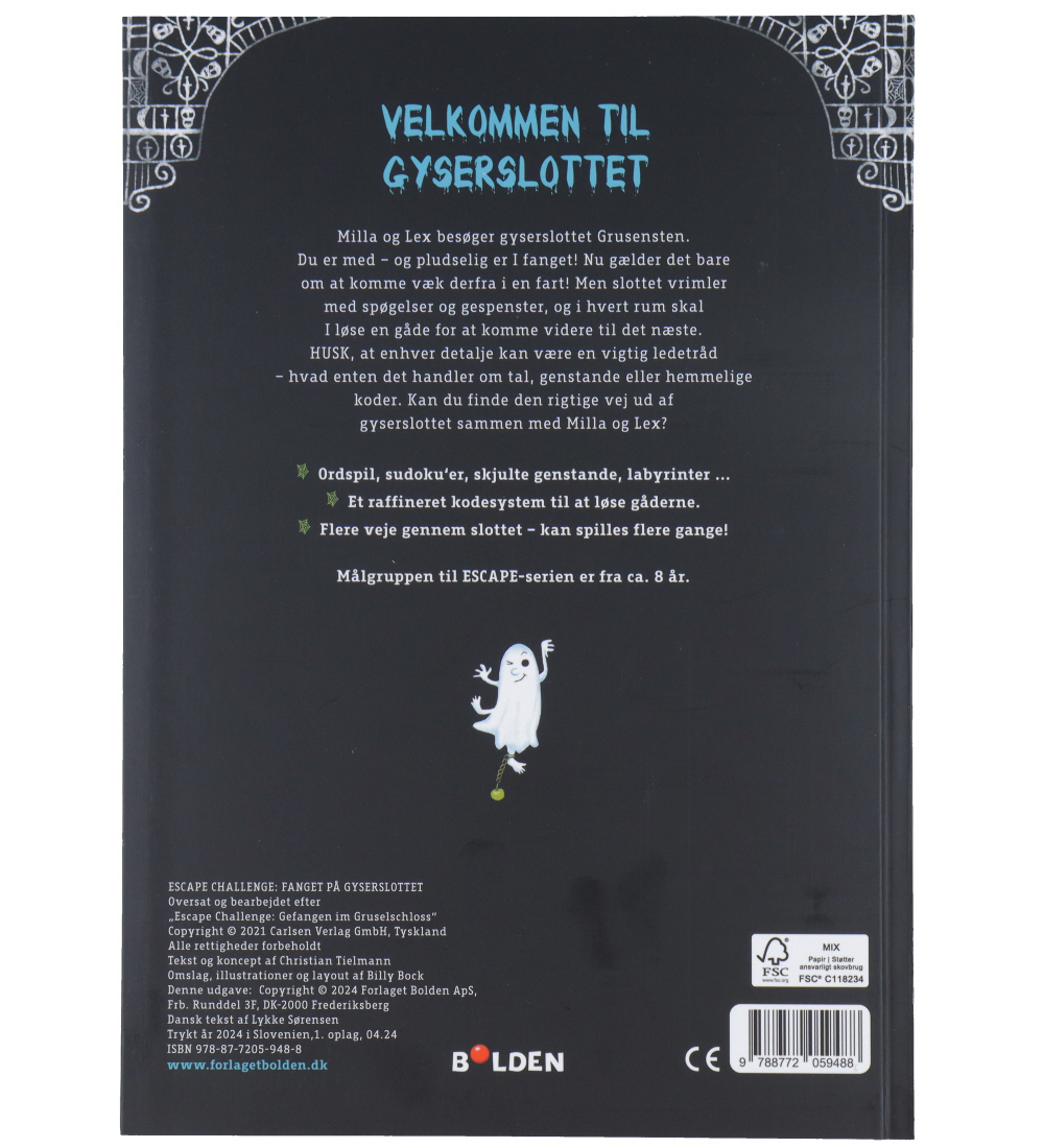 Forlaget Bolden Assignment book - Escape Challenge: Trapped at G