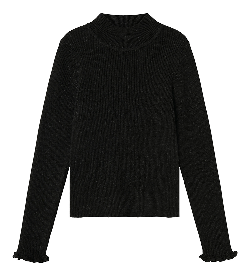Name It Tröja - Stickad - NkfRia - Black m. Glitter