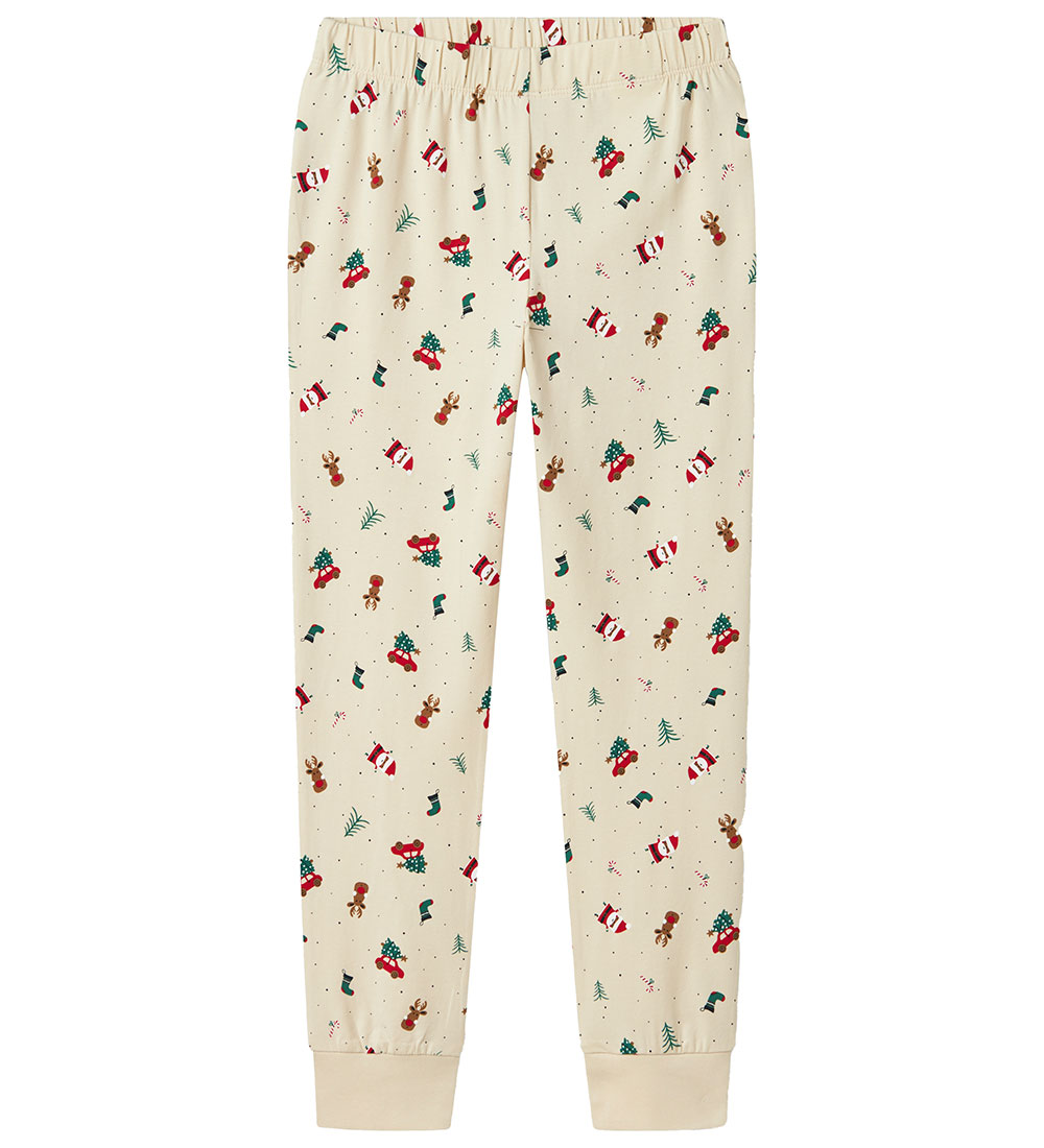 Name It Pyjama Set - NknVismas - Whitecap Grey/Christmas